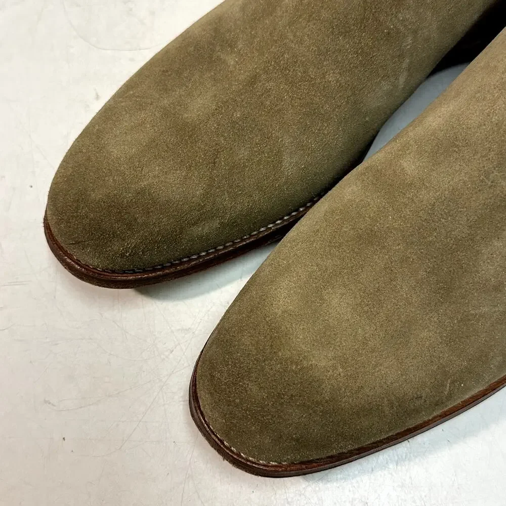 VERY GOOD Grenson Nolan Chelsea Suede Tan Mod Boot 119088 UK 9 F / US 10 D - Picture 7 of 12